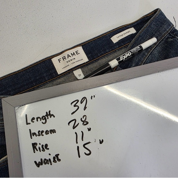 Frame Le Straight high Minor distressing jeans - Picture 12 of 12